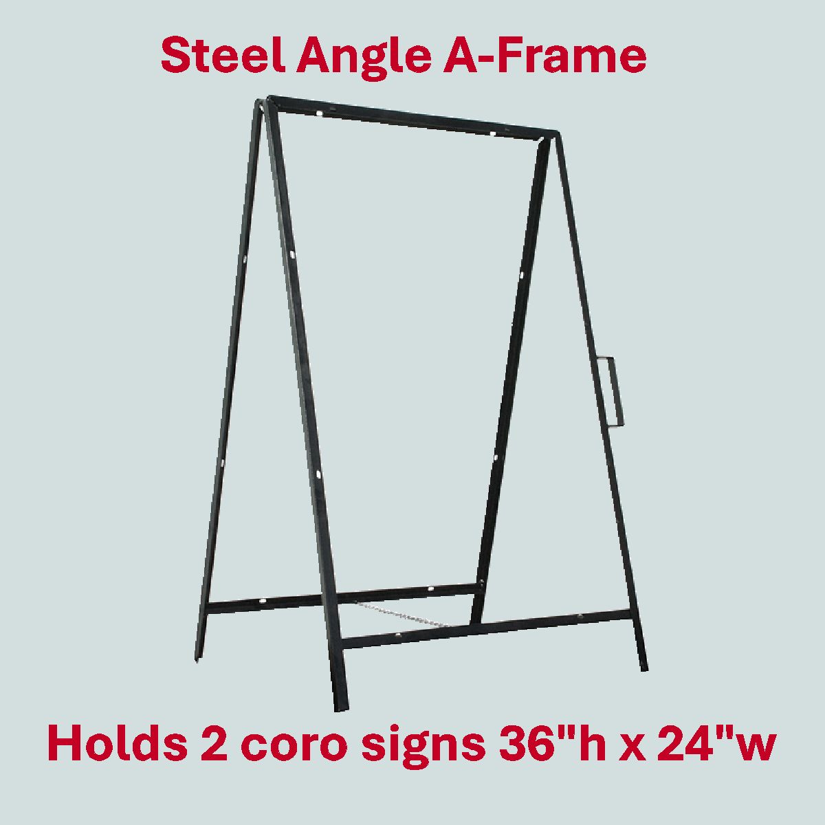 36" x 24" Steel A-Frame
