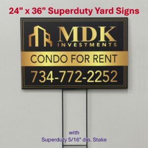 10mm Coroplast 24x36