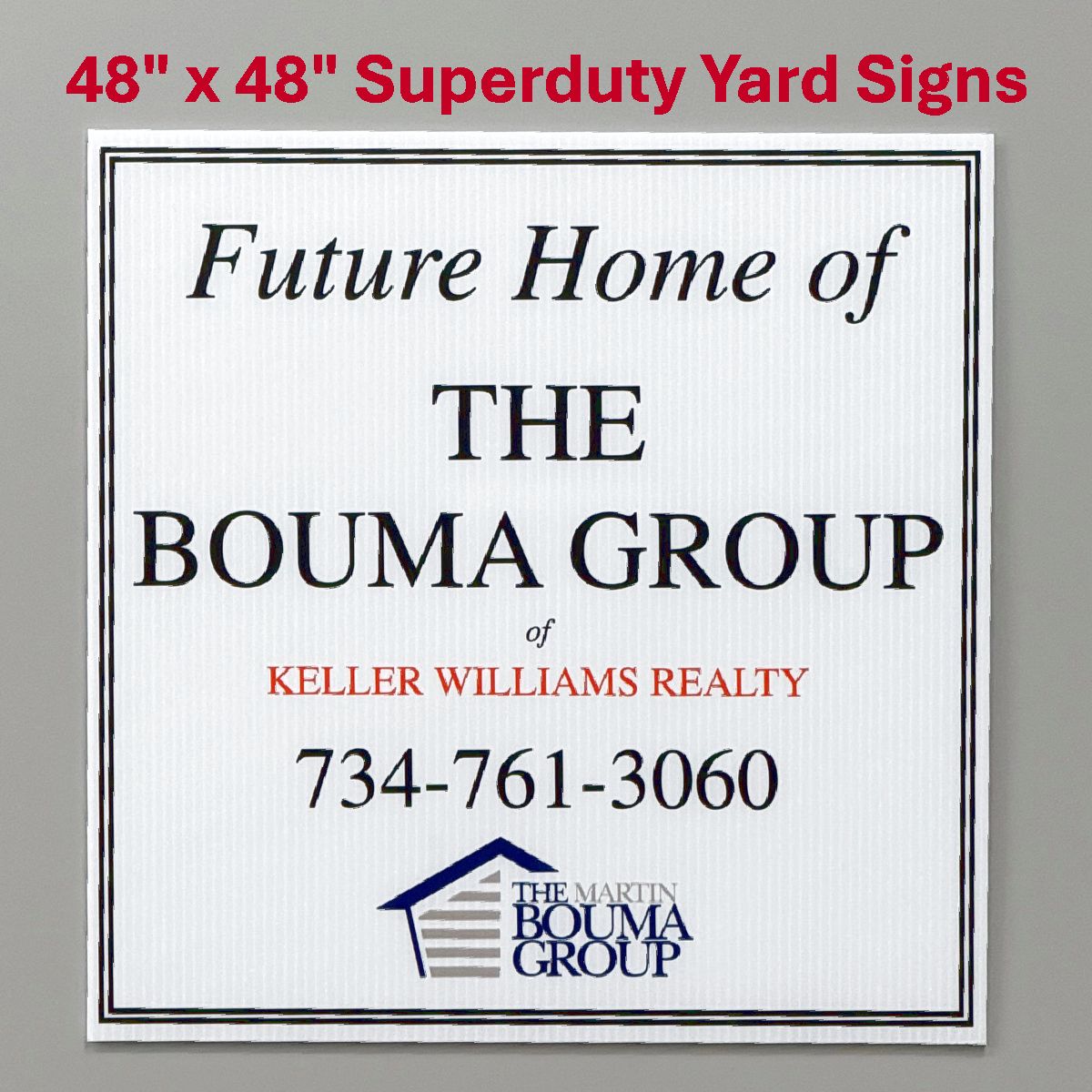 10mm Coroplast 48x48