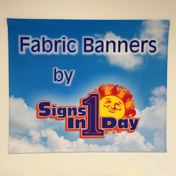 Polyester Material Sign Soft Knit Polyester Banners Premium Fabric Banners for Events & Retail ...