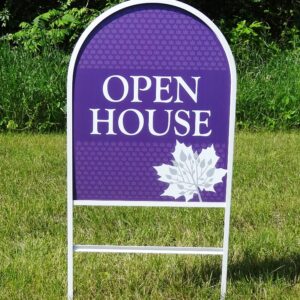 30" x 24" White Dome Top Steel Frames