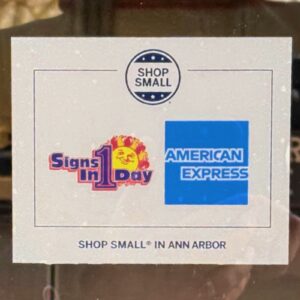 Face Adhesive Decals (behind glass)