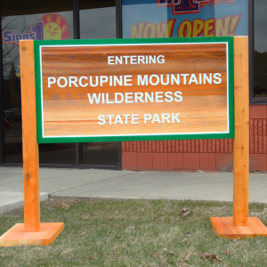 Sandblasted HDU Signs