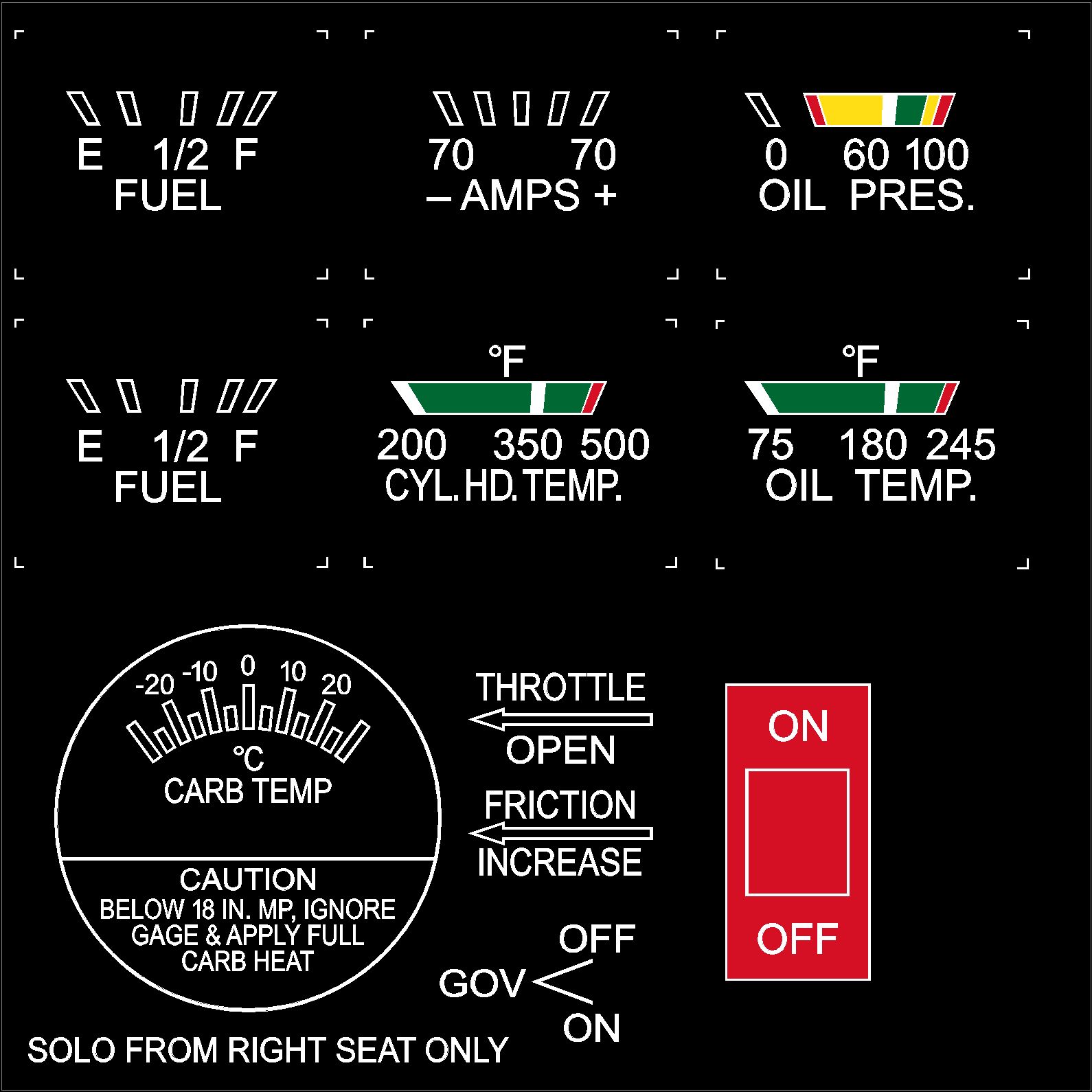 Control Panel Decals - Image 7