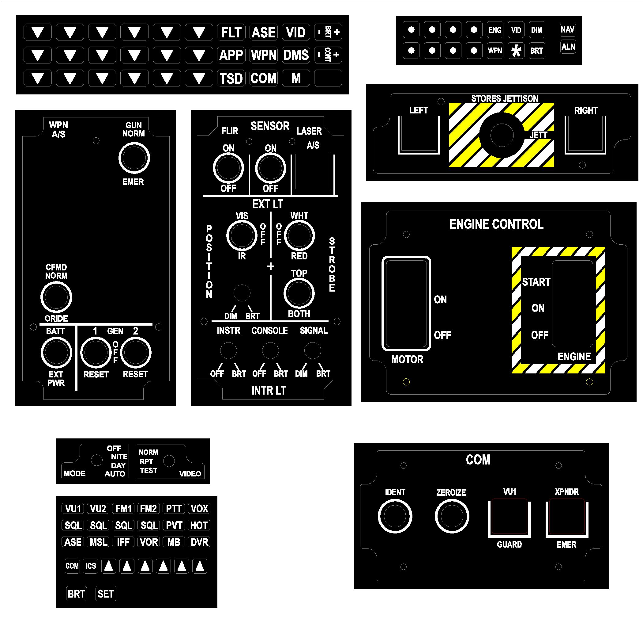 Control Panel Decals - Image 5